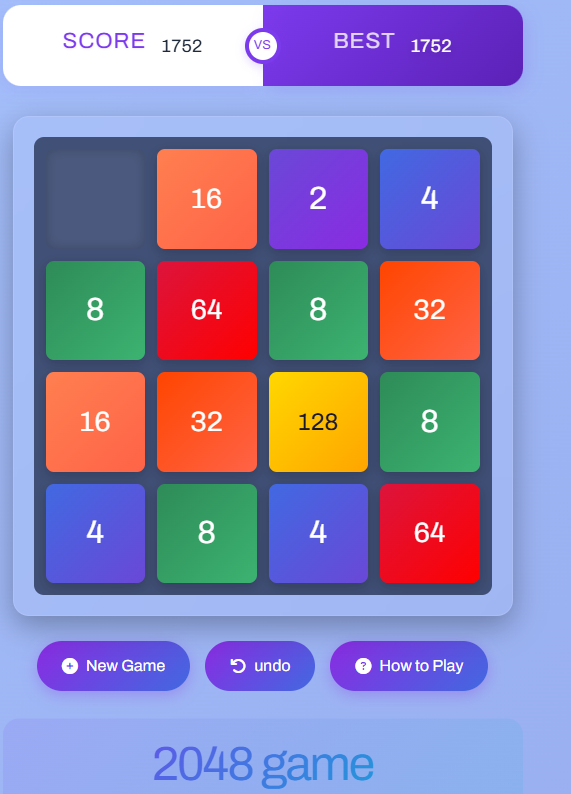 免費2048遊戲